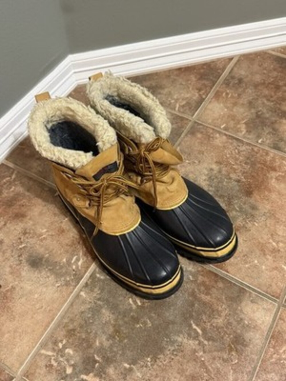Western Chief Insulated Duck Boots - Men's Winter Snow Boots - Tan/